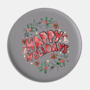 Happy holidays Pin