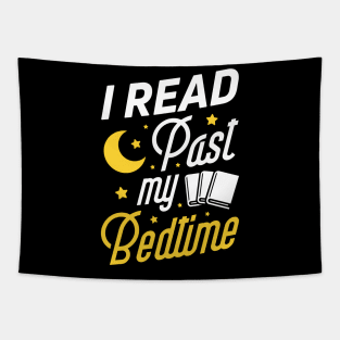 I Read Past My Bedtime Book Reading Tapestry