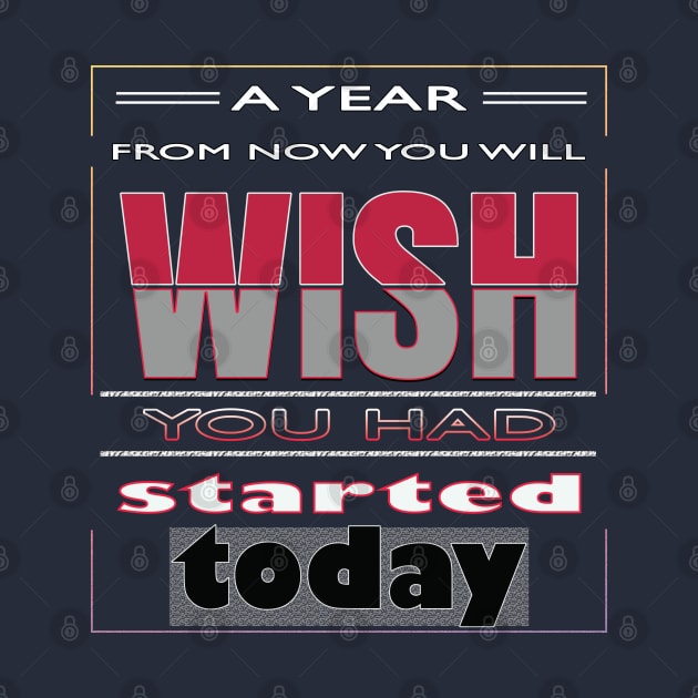 January 2023. Motivational saying. by TeeText