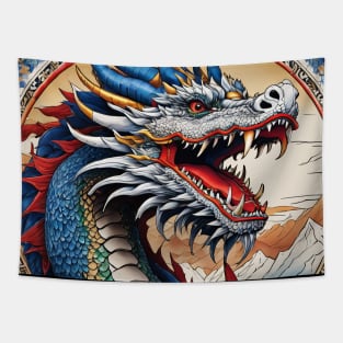 blue dragon Tapestry