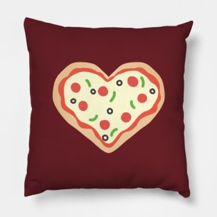 Pizza Heart Pillow