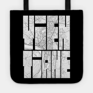 Vientiane, Laos City Map Typography - Light Tote