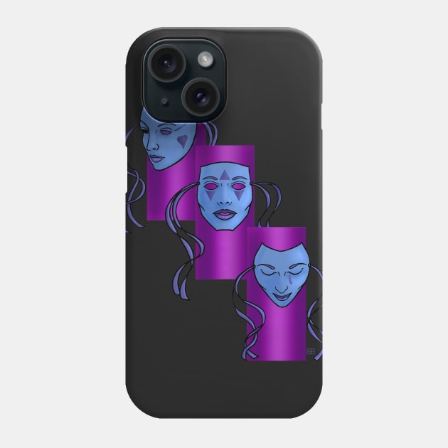 Masks Phone Case by WorkOfArtStudios