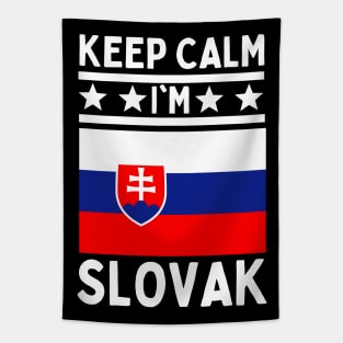 Keep Calm I'm Slovak Tapestry