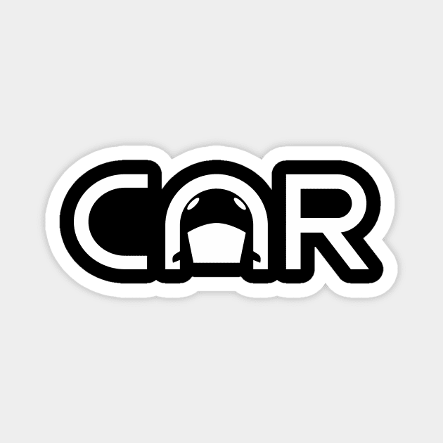 Car Wordmark Magnet by vectorclothes