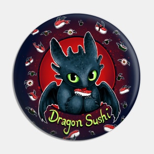 Dragon Sushi Pin