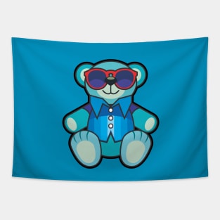 Relaxing Teddy Bear Tapestry