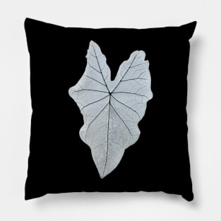 Leaf White Pillow