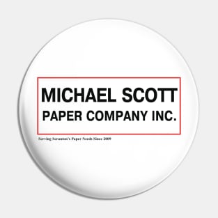 Michael Scott Paper Company Inc. Pin