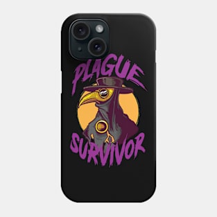 Plague Survivor Plague Doctor Steampunk Epidemiologist Phone Case