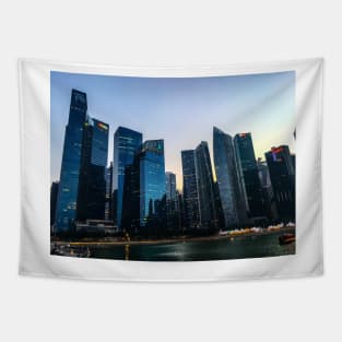 Singapore skyscrapers Tapestry