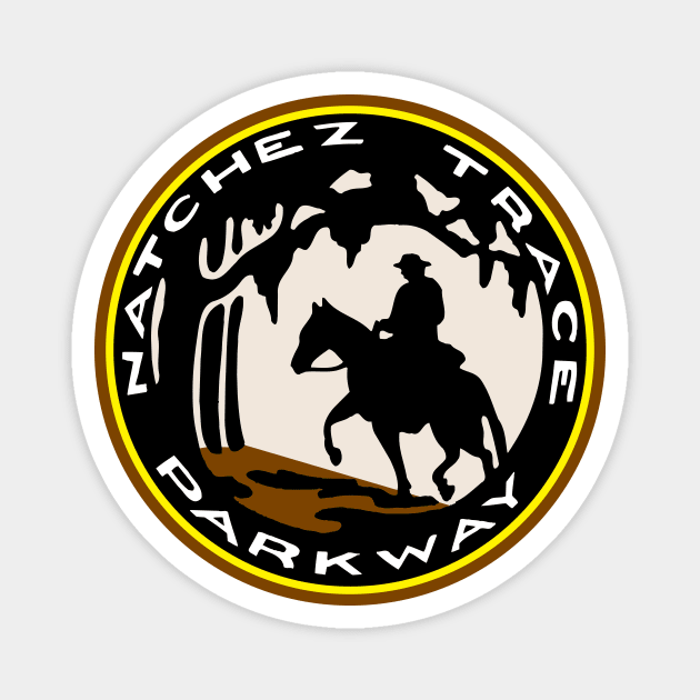 Natchez Trace Parkway insignia Magnet by nylebuss