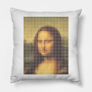 Mona Lisa Deconstructed Pillow