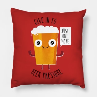 Beer Pressure Pillow