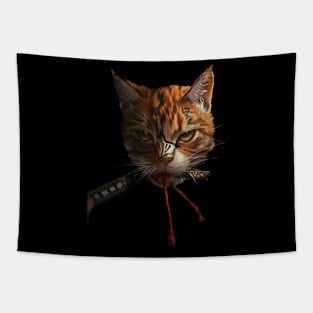 Cat Ninja Saga Purr-fect Stealth Tapestry