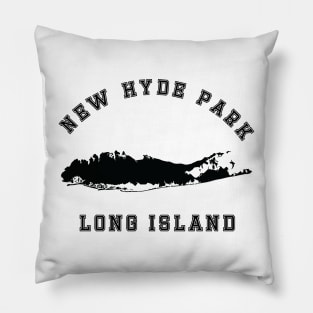 New Hyde Park Long Island (Light Colors) Pillow