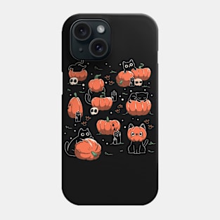 Pumpkin Halloween Cats by Tobe Fonseca Phone Case