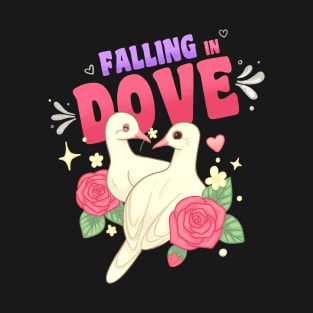 Falling in Dove T-Shirt