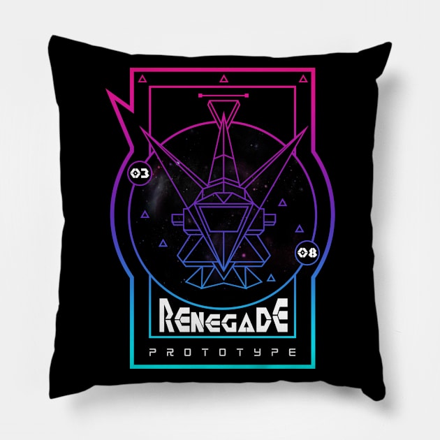 RENEGADE Pillow by ALFBOCREATIVE