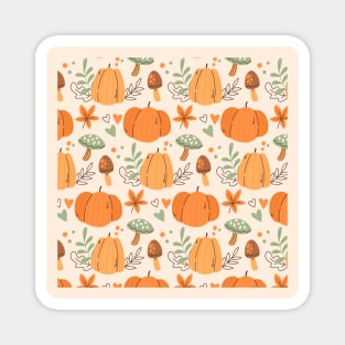 Fall / Autumn pattern Magnet