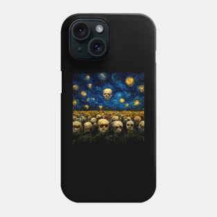 VAN GOGH STARRY STARRY SKULL Phone Case