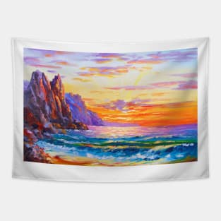 By the sea Tapestry