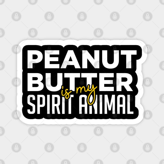 Peanut butter Magnet by Printnation