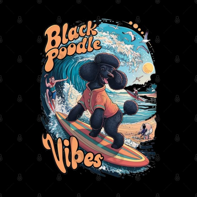 Wave Rider: A Black Poodles Surfing Adventure by coollooks