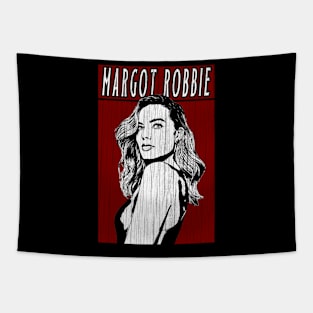 Vintage Retro Margot Robbie Tapestry