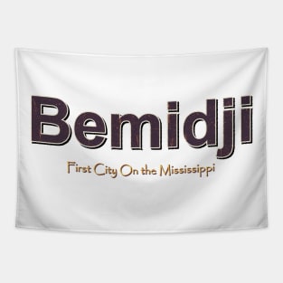 Bemidji Grunge Text Tapestry