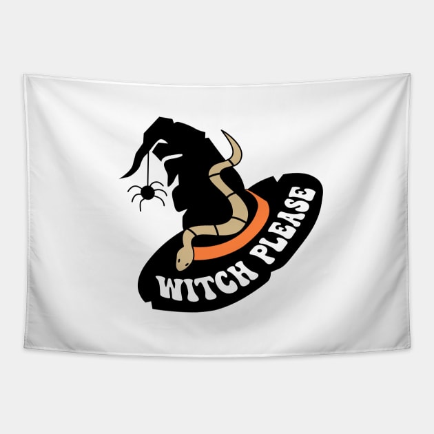 Witch Please Halloween Tapestry by StephanieChn