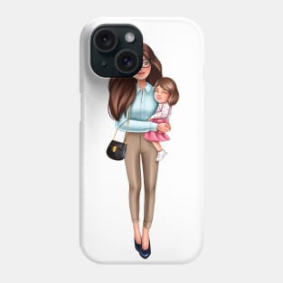 Mother with doughter Phone Case