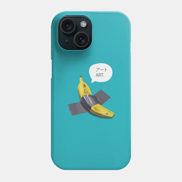 banana duck tape Phone Case by Moodigfx