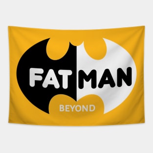 Fatman Beyond Black And White Tapestry