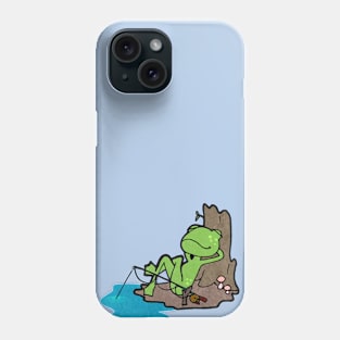 Relaxing Fishing Frog Phone Case