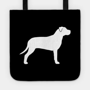 American Pit Bull Terrier Silhouette Tote