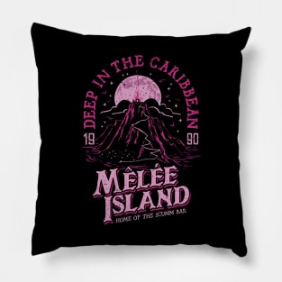 Deep in the Caribbean (purple) Pillow