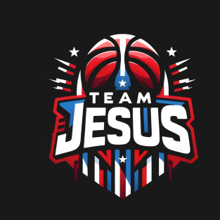 Team Jesus - Basketball Team Jersey Design T-Shirt