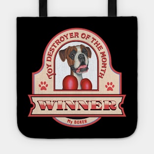 Boxer Dog-Toy Destroyer of the Month Tote