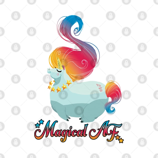 Magical AF Tubbicorn by PengPengArt