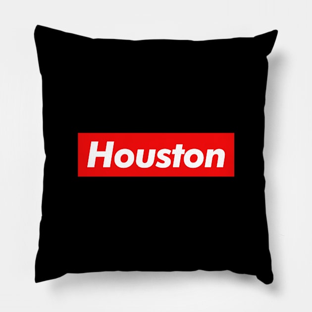 Houston Pillow by monkeyflip