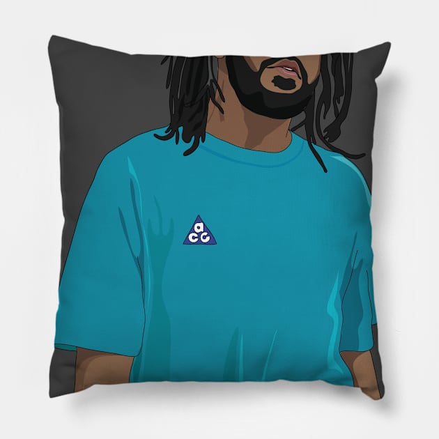 J Cole Pillow by xavierjfong