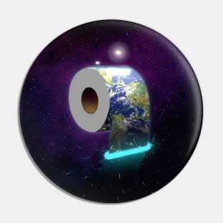 Toilet Roll Paper Earth Pin