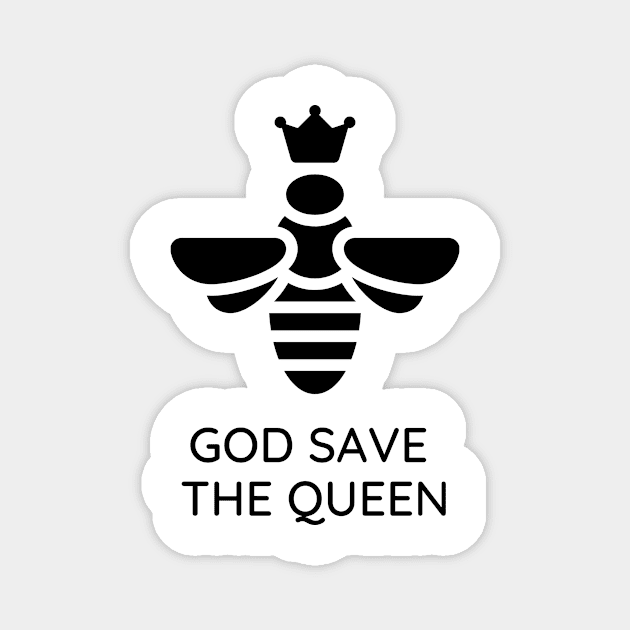 God Save the Queen Bee Magnet by Strength of Love