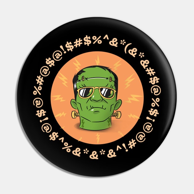 Frankenstein Pin by Pigglywiggly