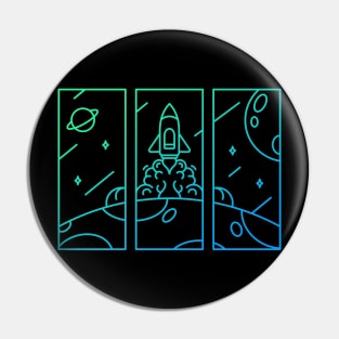 Space Explorer Pin