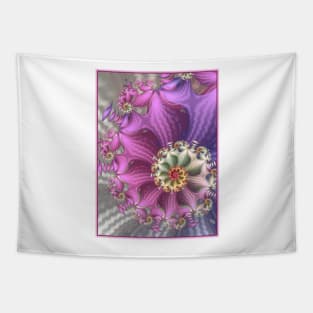 Pink and Purple Silky Fractal Tapestry