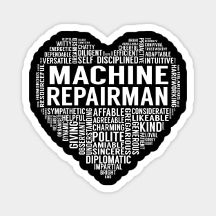 Machine Repairman Heart Magnet