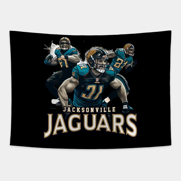 Jacksonville Jaguars Tapestry by Pixy Official