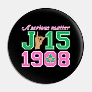 A Serious Matter J15 Founder'S Day Aka Hand Sign Pin